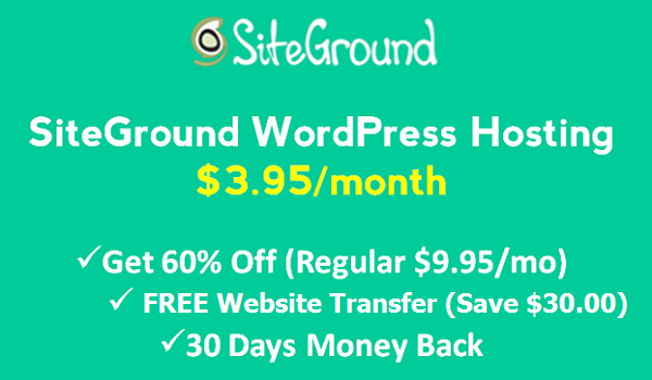 SiteGround Promo Discount